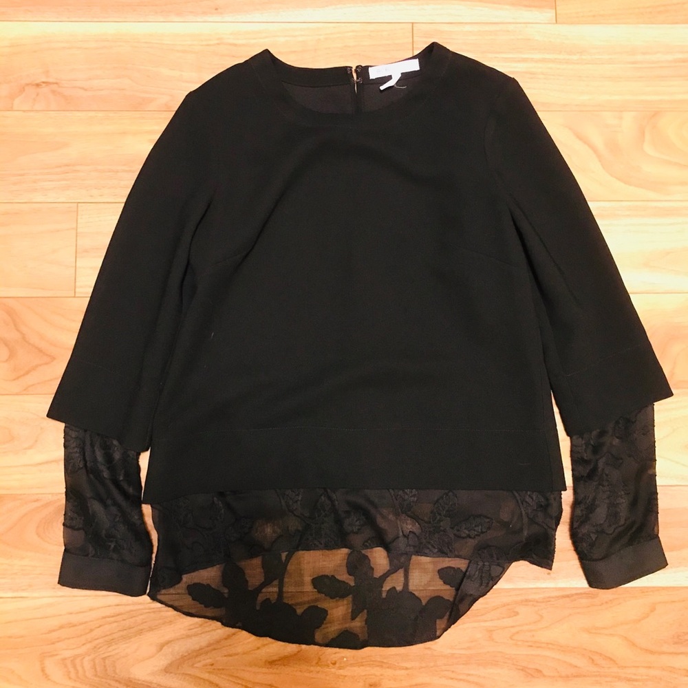 BCBG Black Stylish Shirt